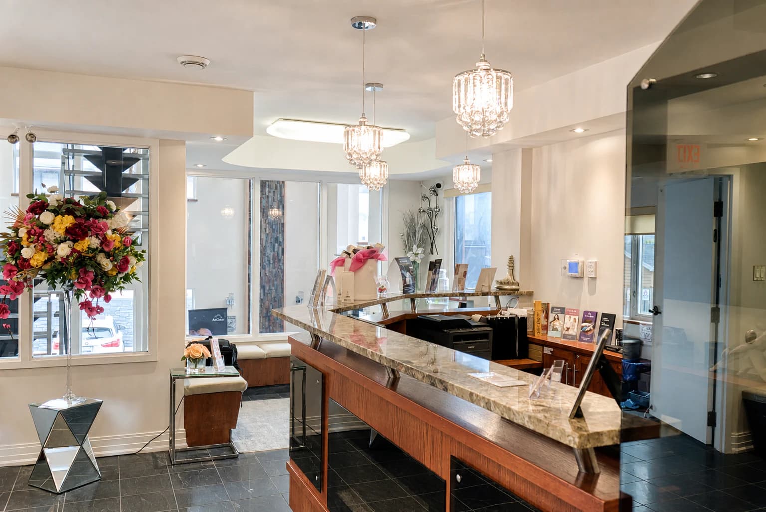 Derma Contour Ottawa clinic reception and lounge